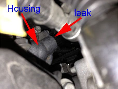 Thermostat housing leak | Cadillac Owners Forum